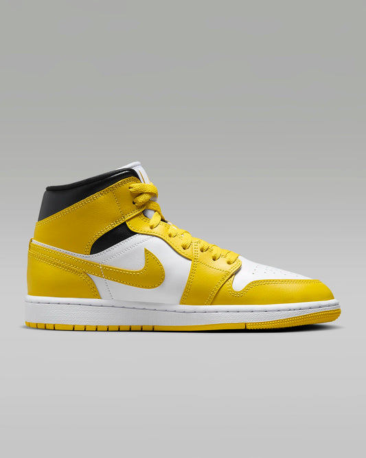 Air Jordan 1 Mid White/Black/Vivid Sulfur